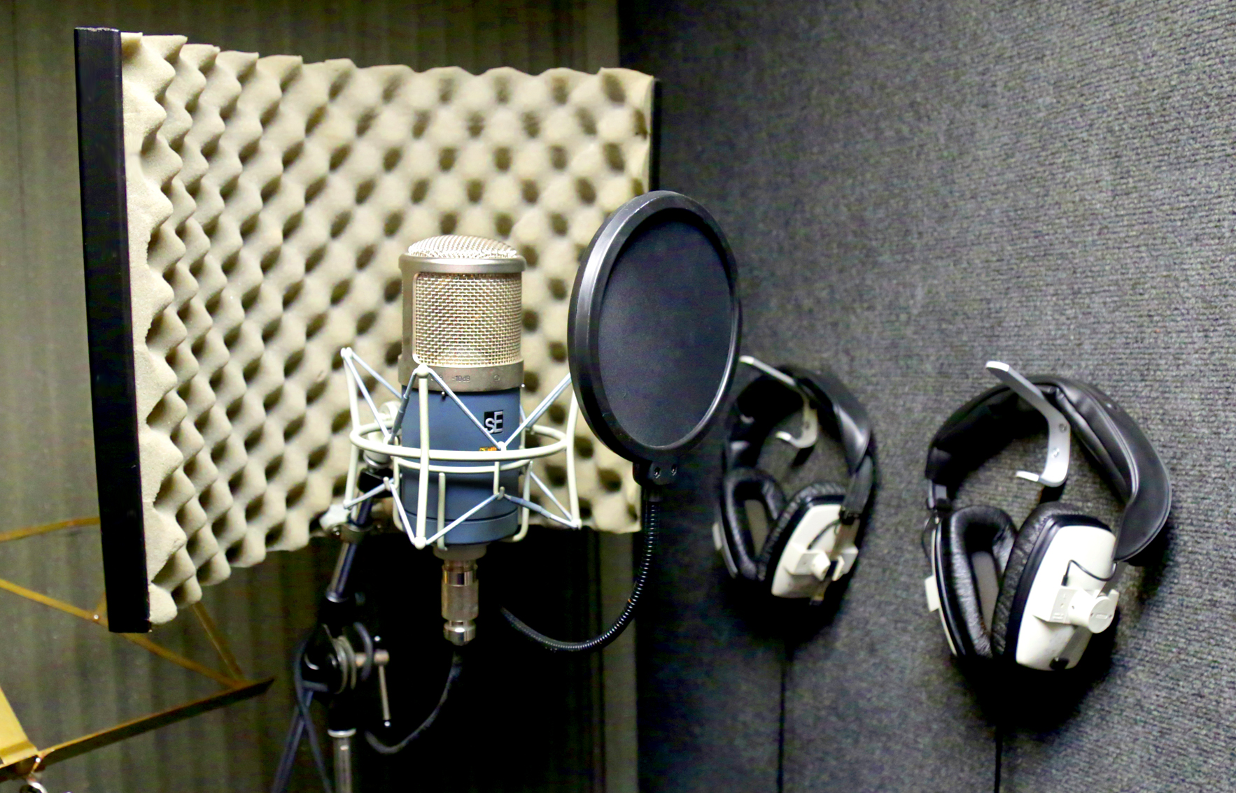 Recording Room one at Voltage Studios